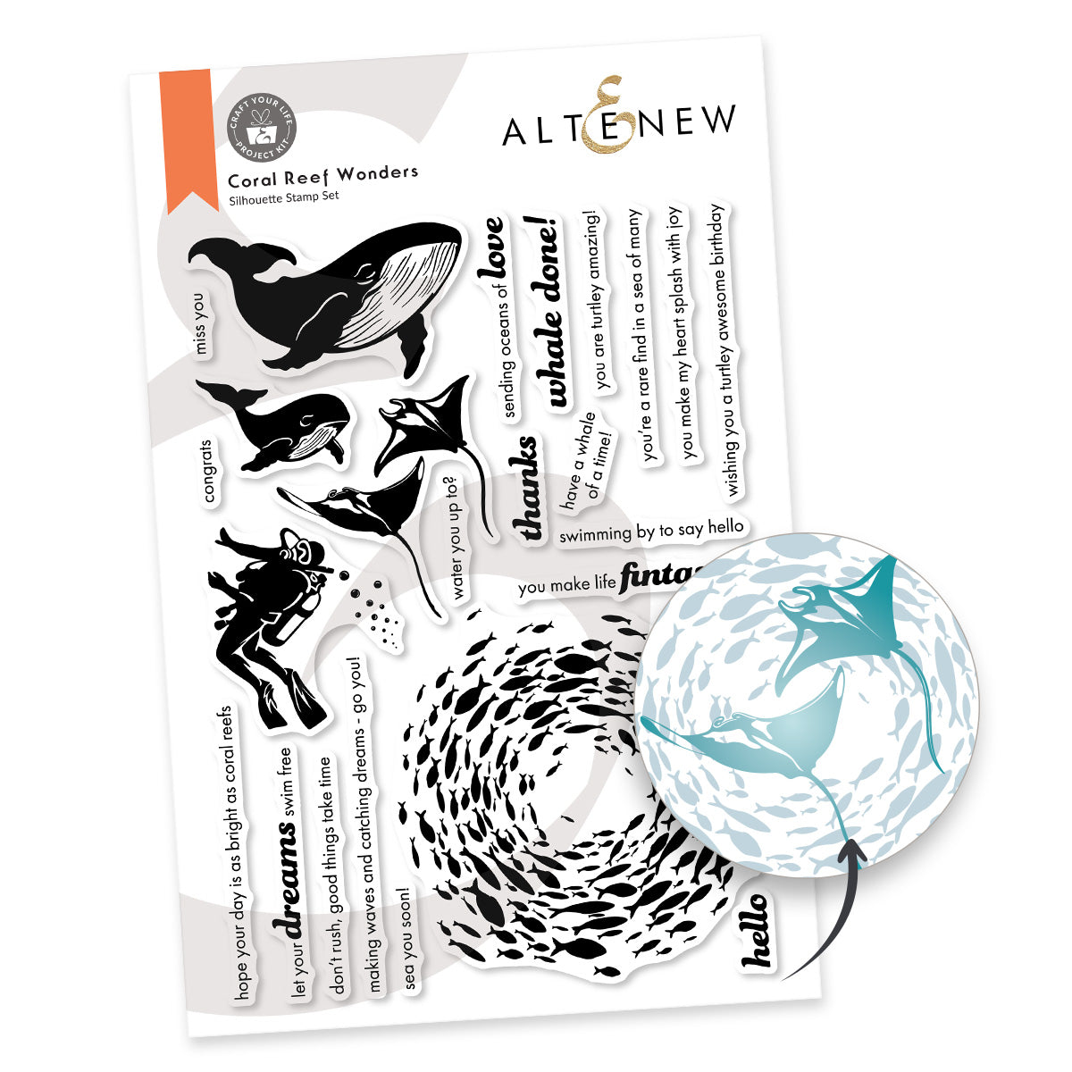 Altenew Craft Your Life Project Kit: Coral Reef Wonders
