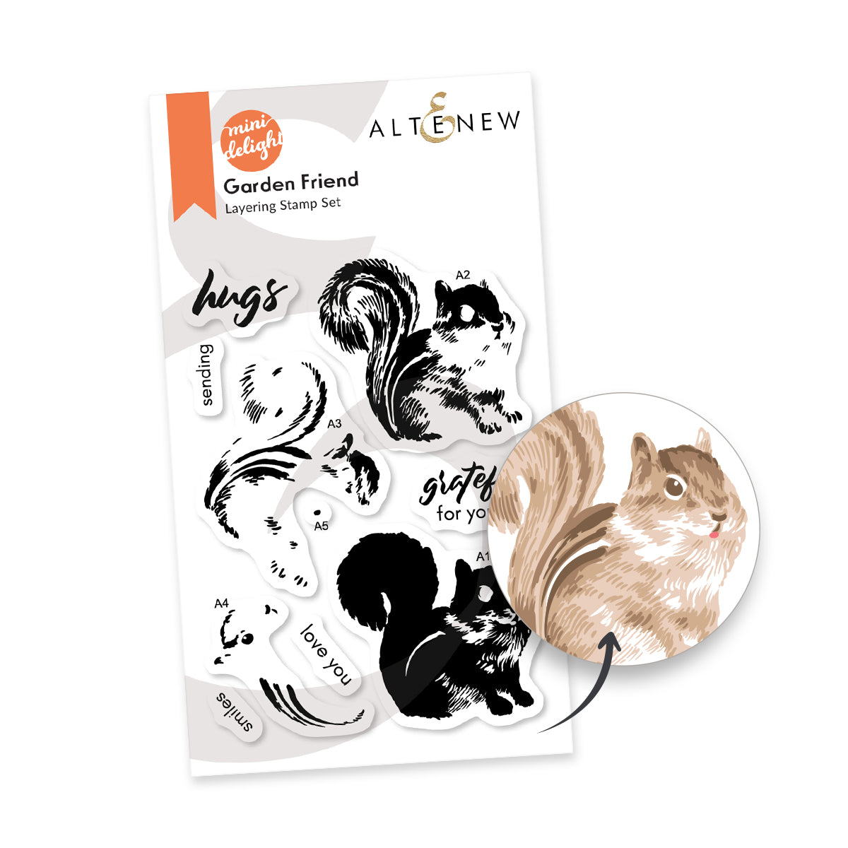 Altenew Mini Delight: Garden Friend Stamp & Die Set