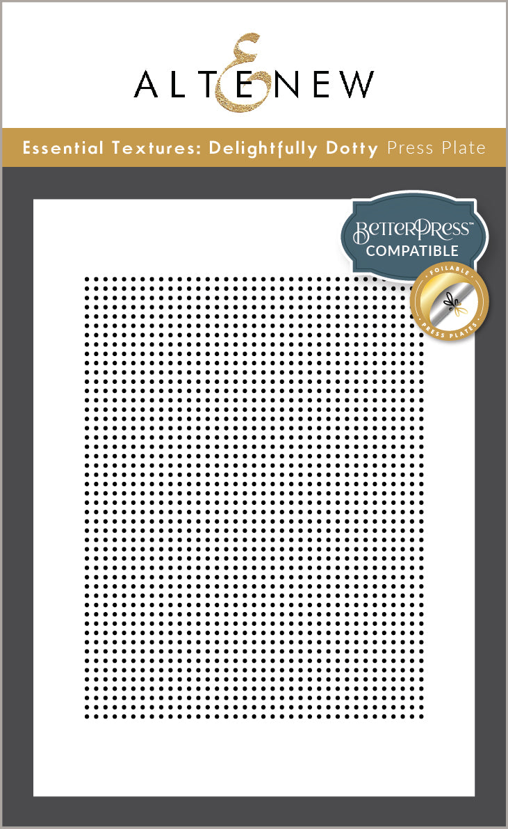 Altenew Essential Textures: Delightfully Dotty Press Plate