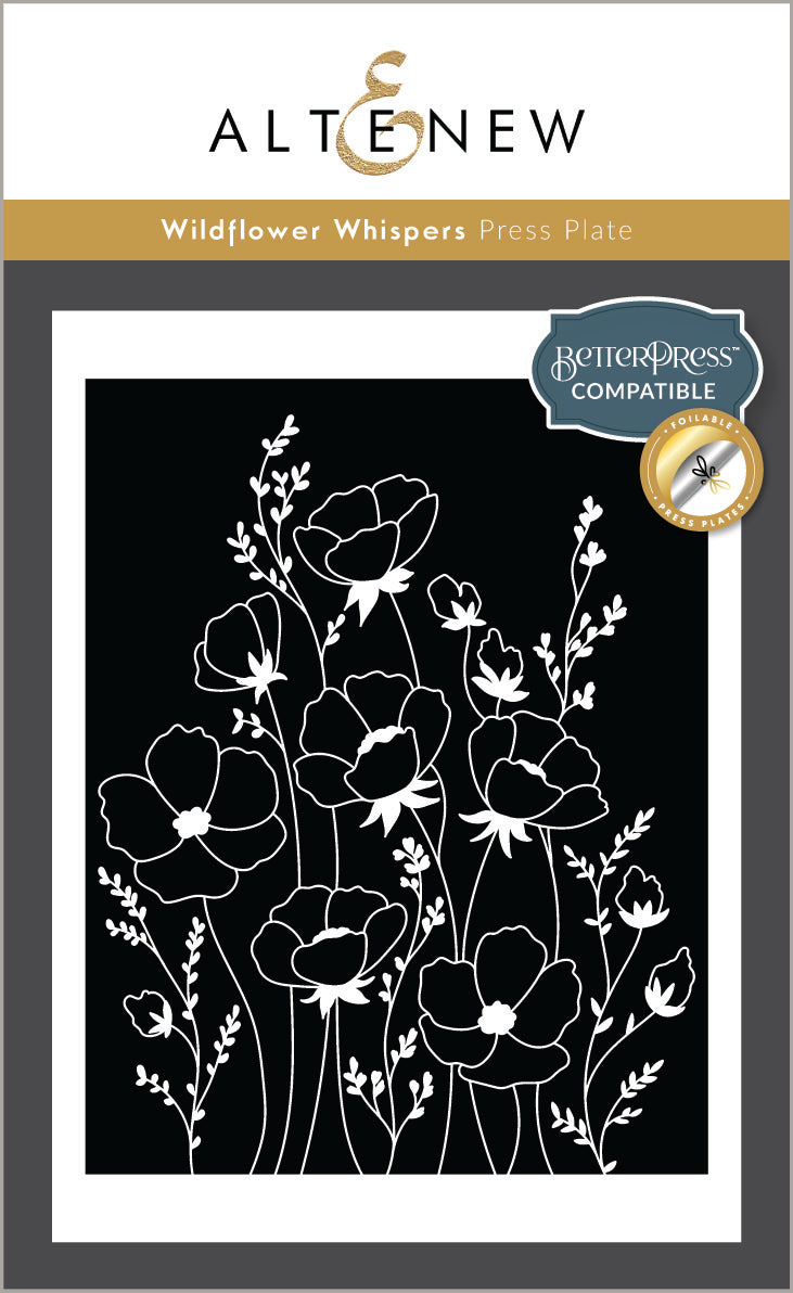 Altenew Wildflower Whispers Press Plate