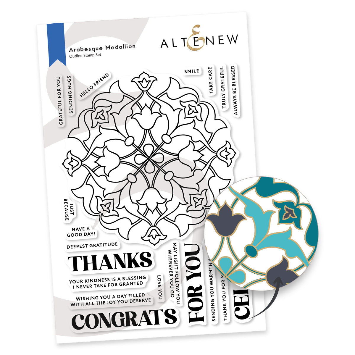 Altenew Arabesque Medallion - Complete Bundle
