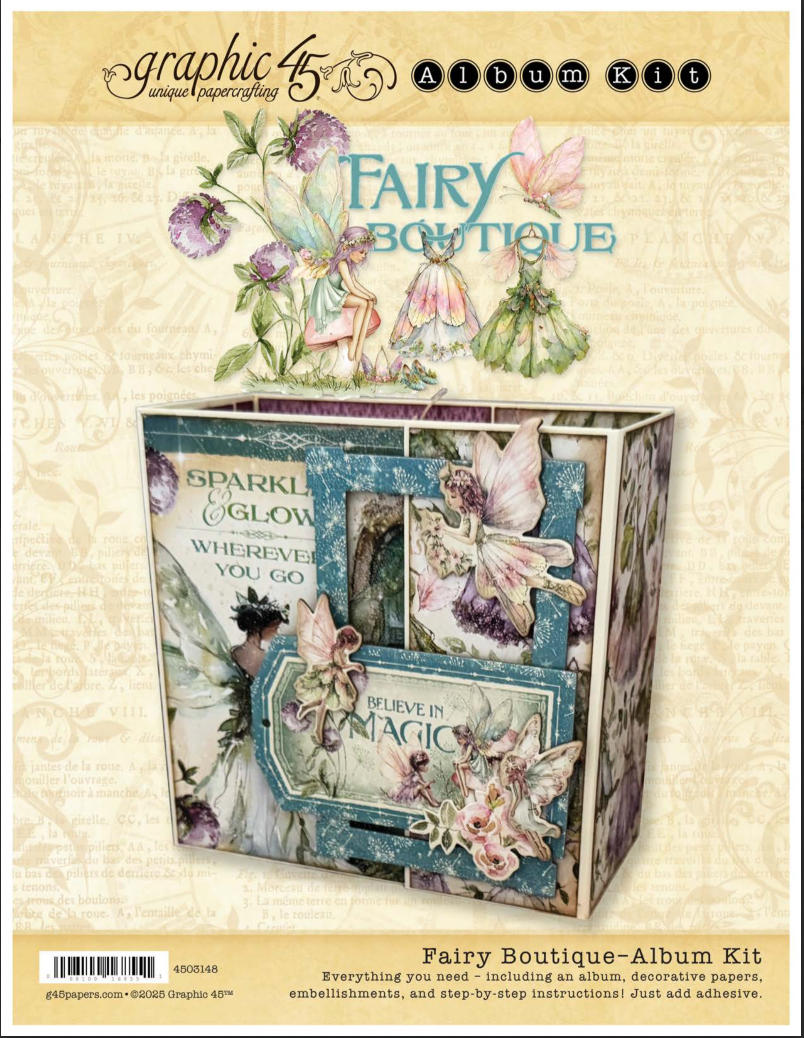 Graphic 45 Fairy Boutique Album Kit