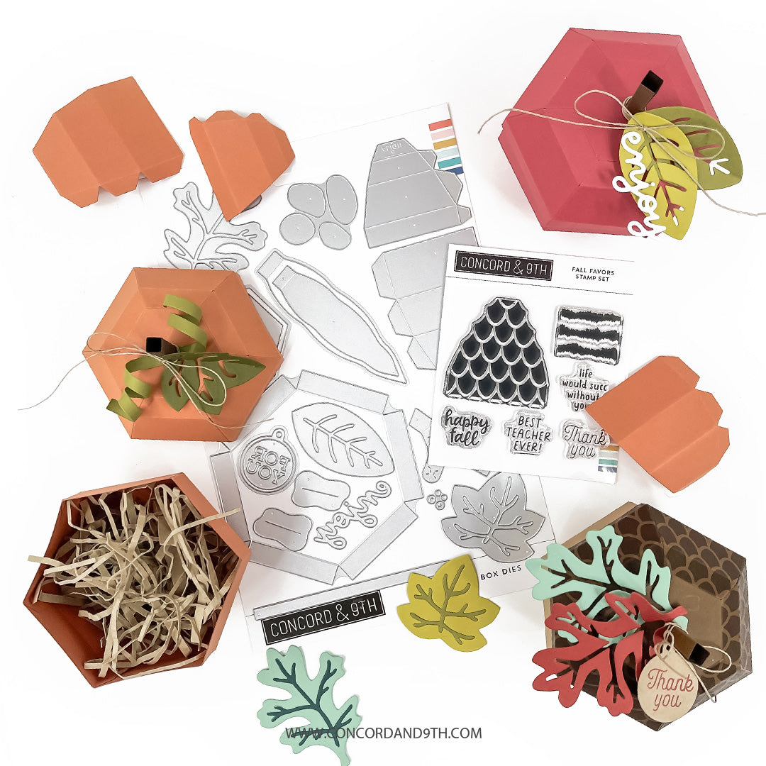 Concord & 9th Fall Favors Box Dies