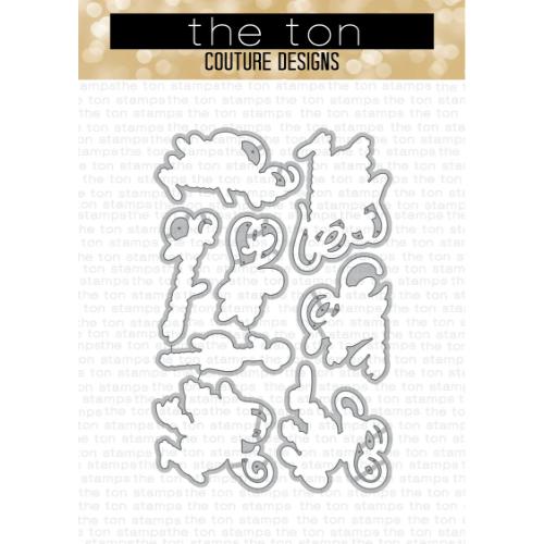 The Ton Stamps Fancy Script Coordinating Dies