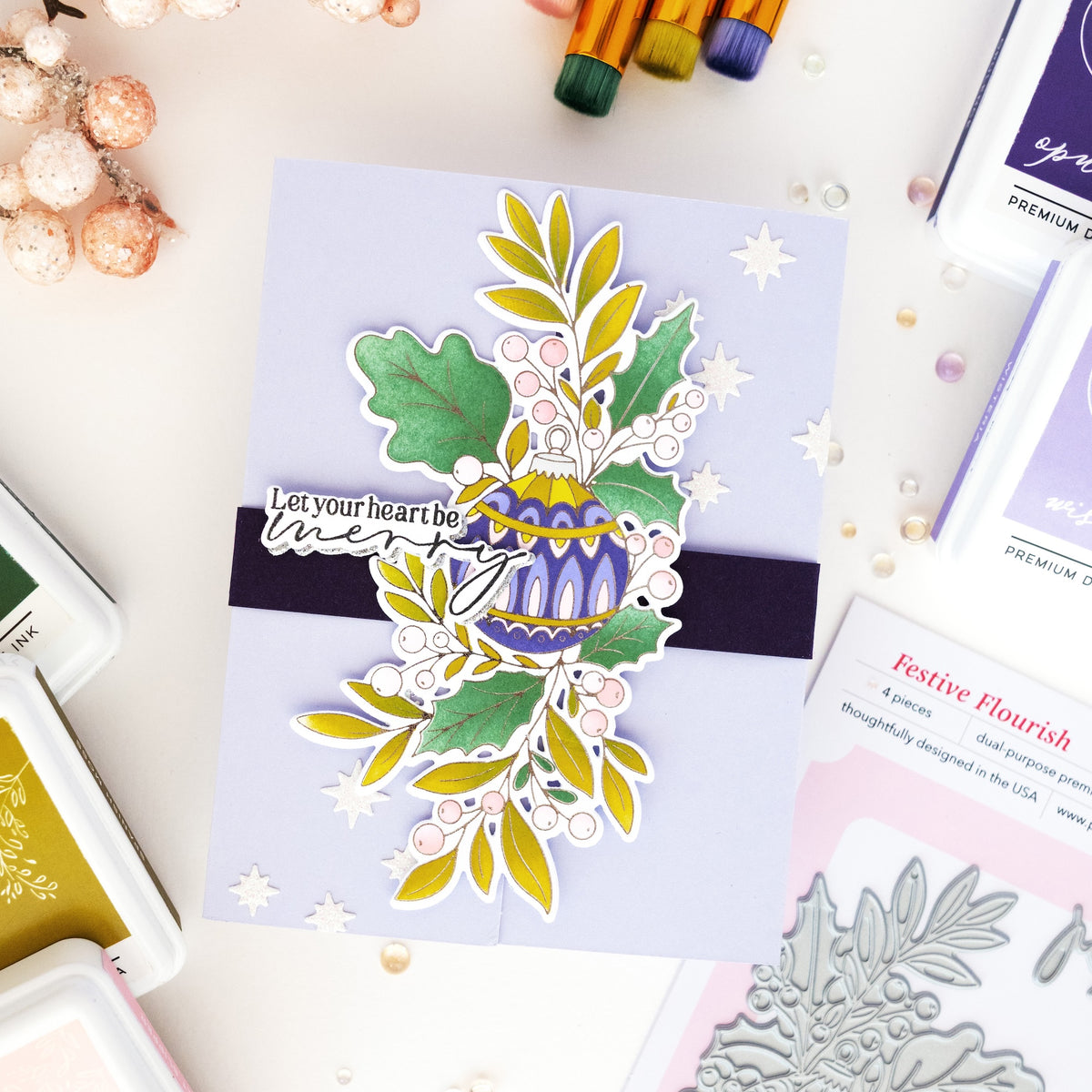 Pinkfresh Studio Celestial Quilt coverplate die