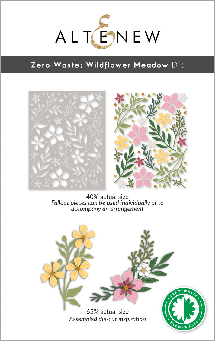 Altenew Zero-Waste: Wildflower Meadow Die