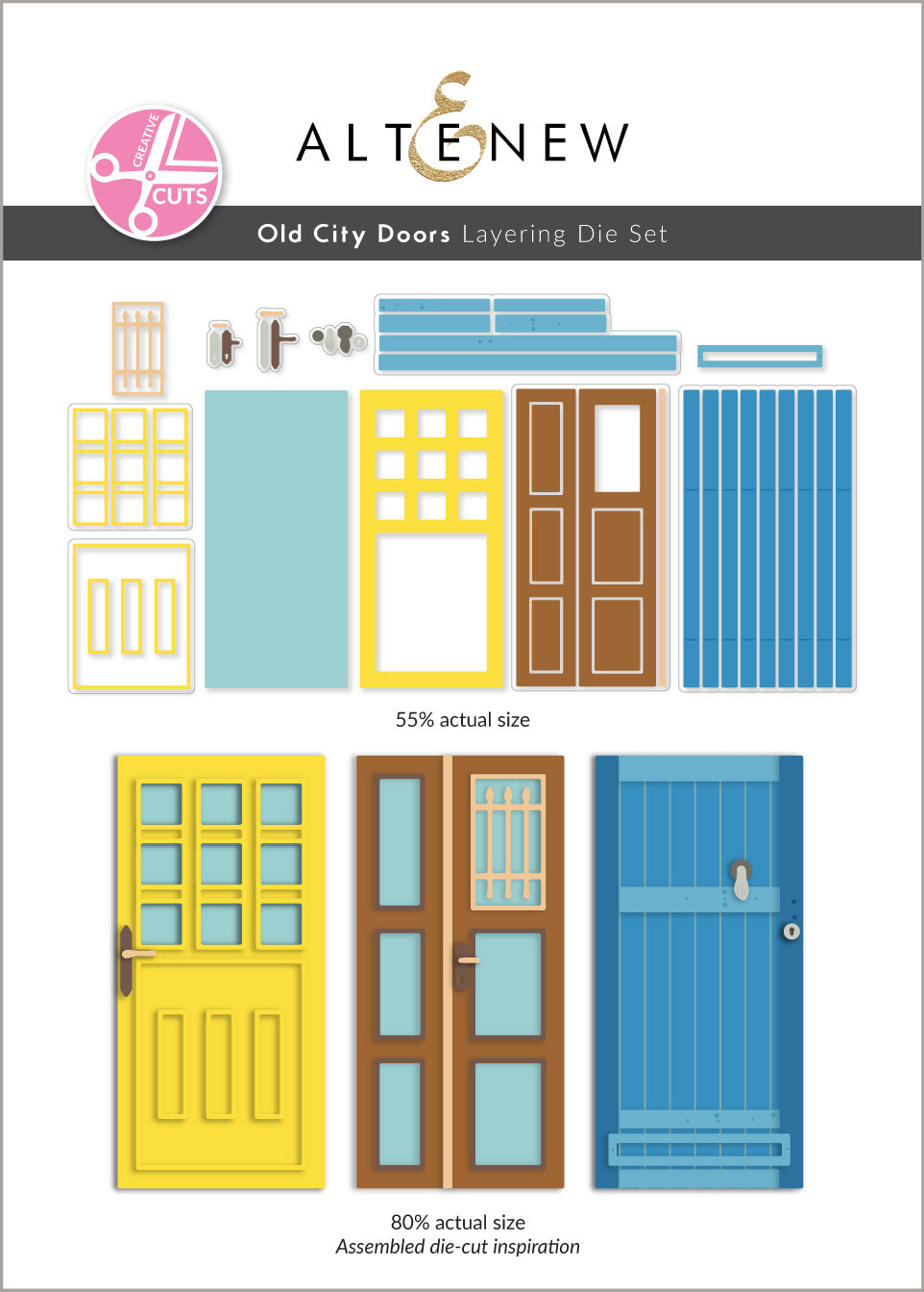 Altenew Creative Cuts: Old CIty Doors Layering Die Set