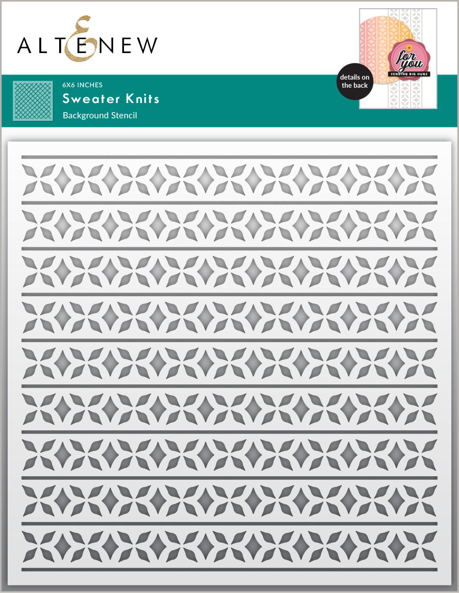 Altenew Sweater Knits Stencil