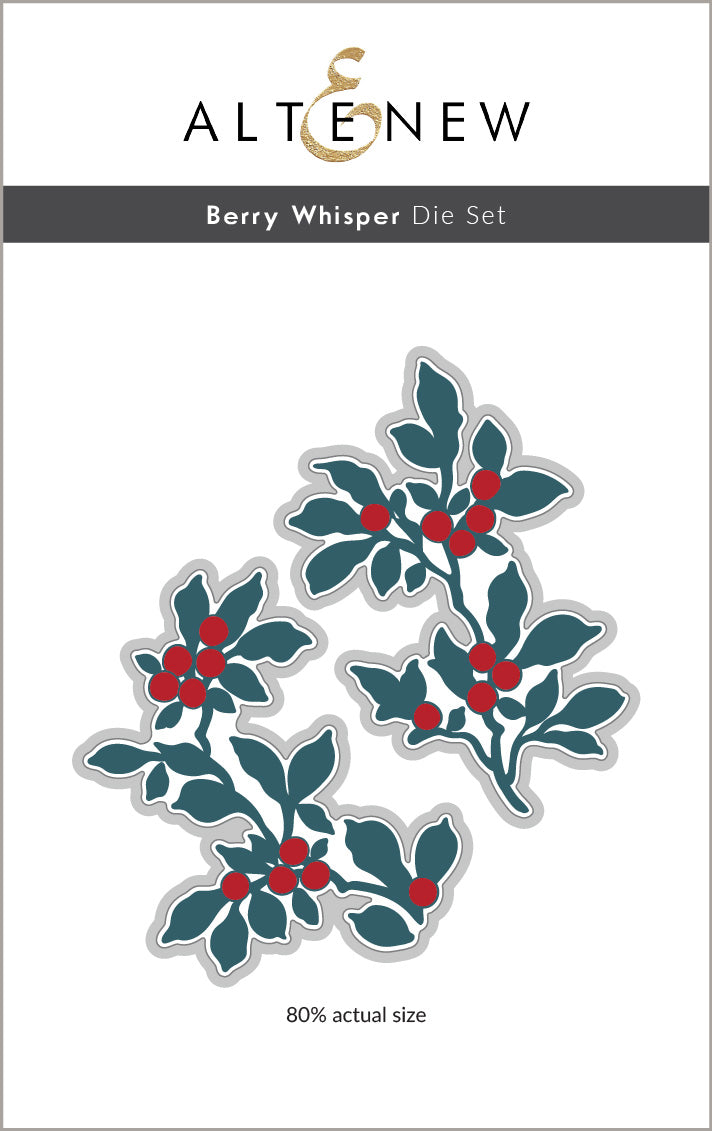 Altenew Berry Whisper - Complete Bundle (press plate & Die)