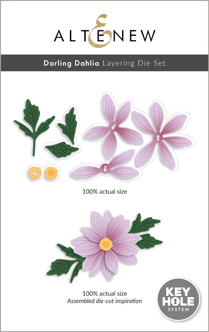 Altenew Darling Dahlia Layering Die Set