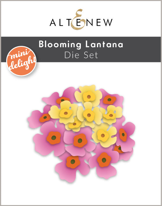Altenew Mini Delight: Blooming Lantana Stamp & Die Set