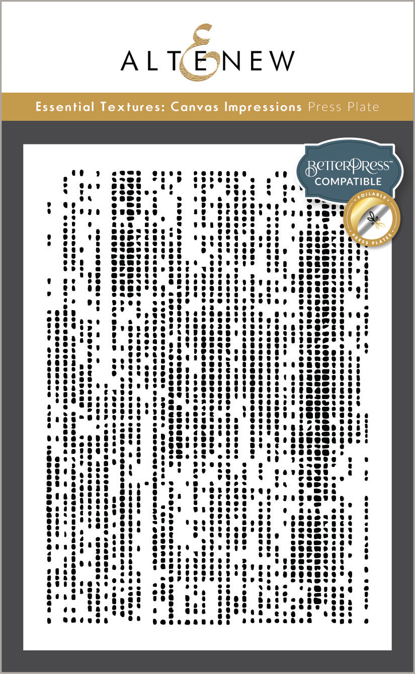 Altenew Essential Textures: Canvas Impressions Press Plate - ALT11502