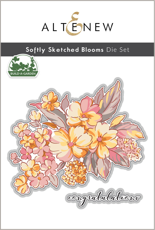 Altenew Build-A-Garden: Softly Sketched Blooms - ALT11507BN