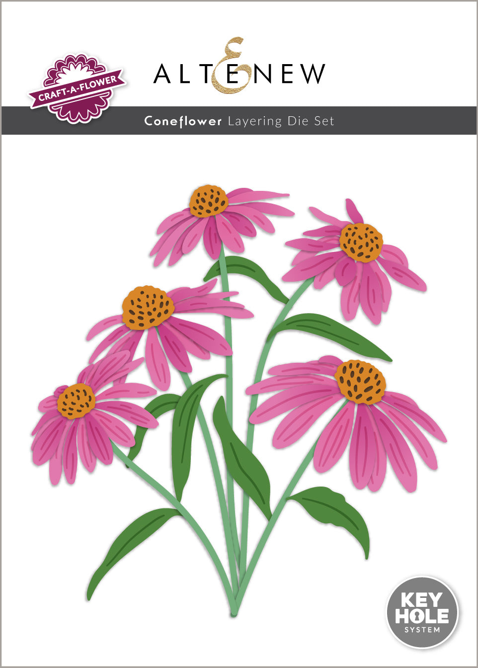 Altenew Craft-A-Flower: Coneflower Layering Die Set - ALT11508
