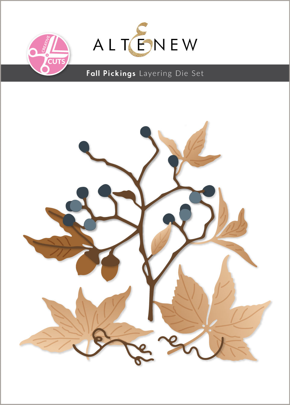 Altenew Creative Cuts: Fall Pickings Layering Die Set