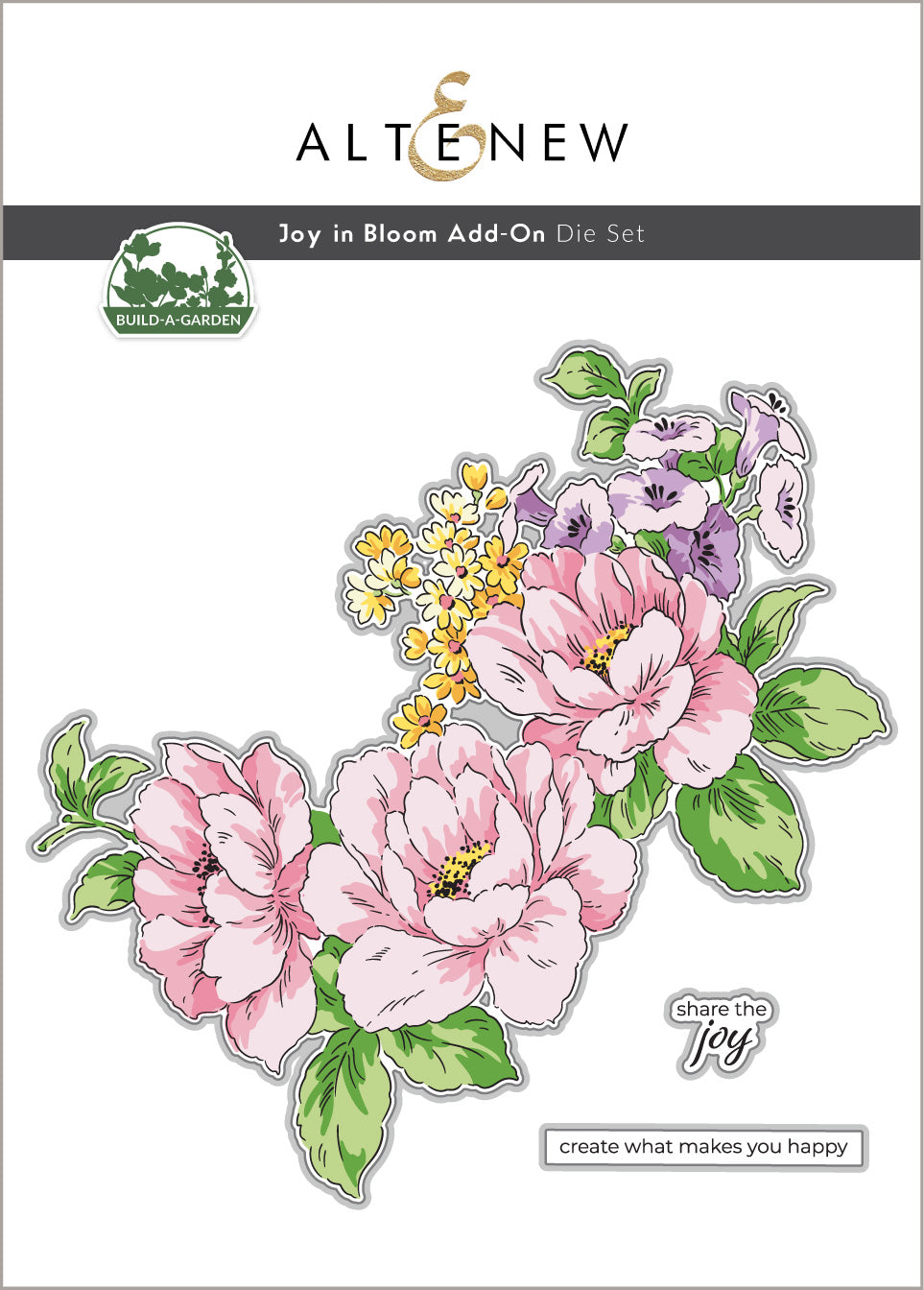 Altenew Build-A-Garden: Joy in Bloom & Add-on Die Bundle - ALT11644BN