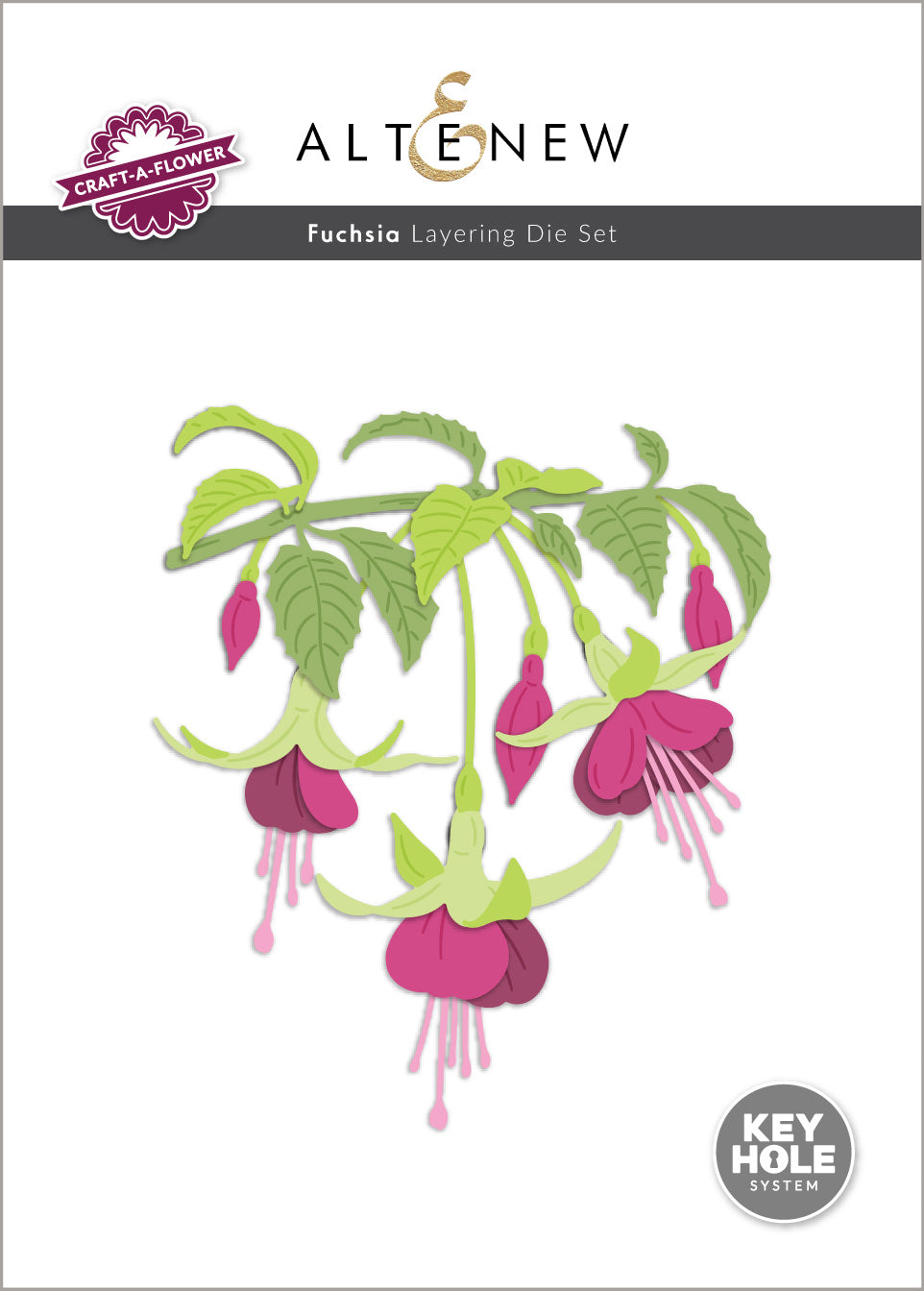 Altenew Craft-A-Flower: Fuchsia Layering Die Set - ALT11645