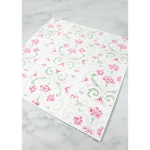 The Ton Stamps Floral Damask Layering Stencils