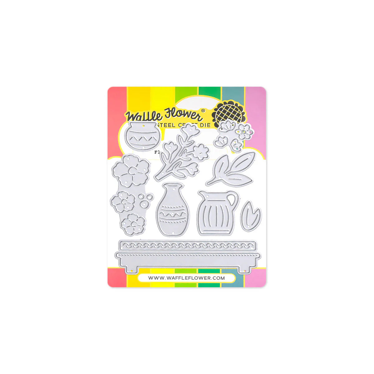 Waffle Flower Craft Floral Shelf Die