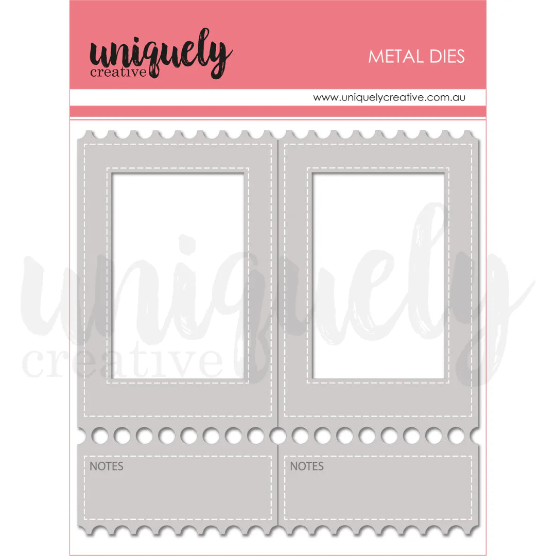 Uniquely Creative Folding Ticket Frame Die