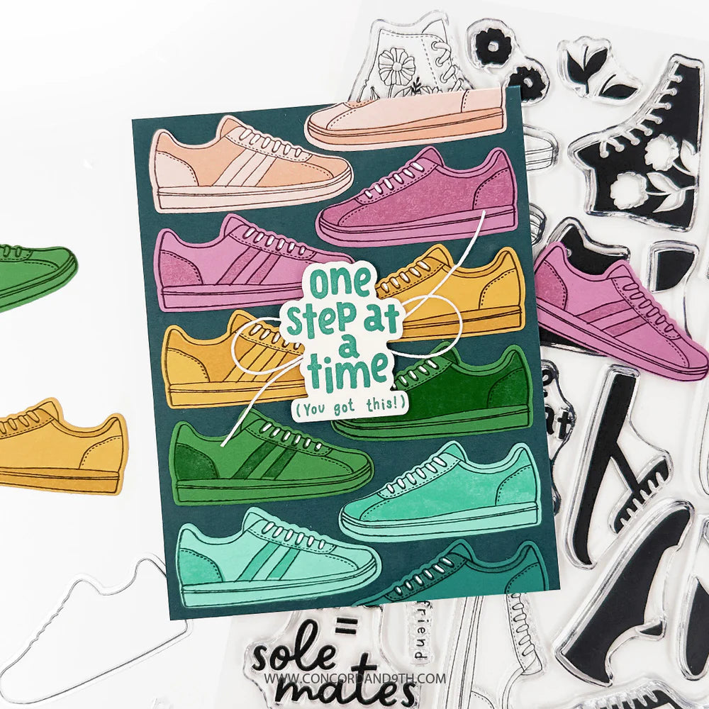 Concord & 9th Fresh Kicks Stamp Set & Die Bundle