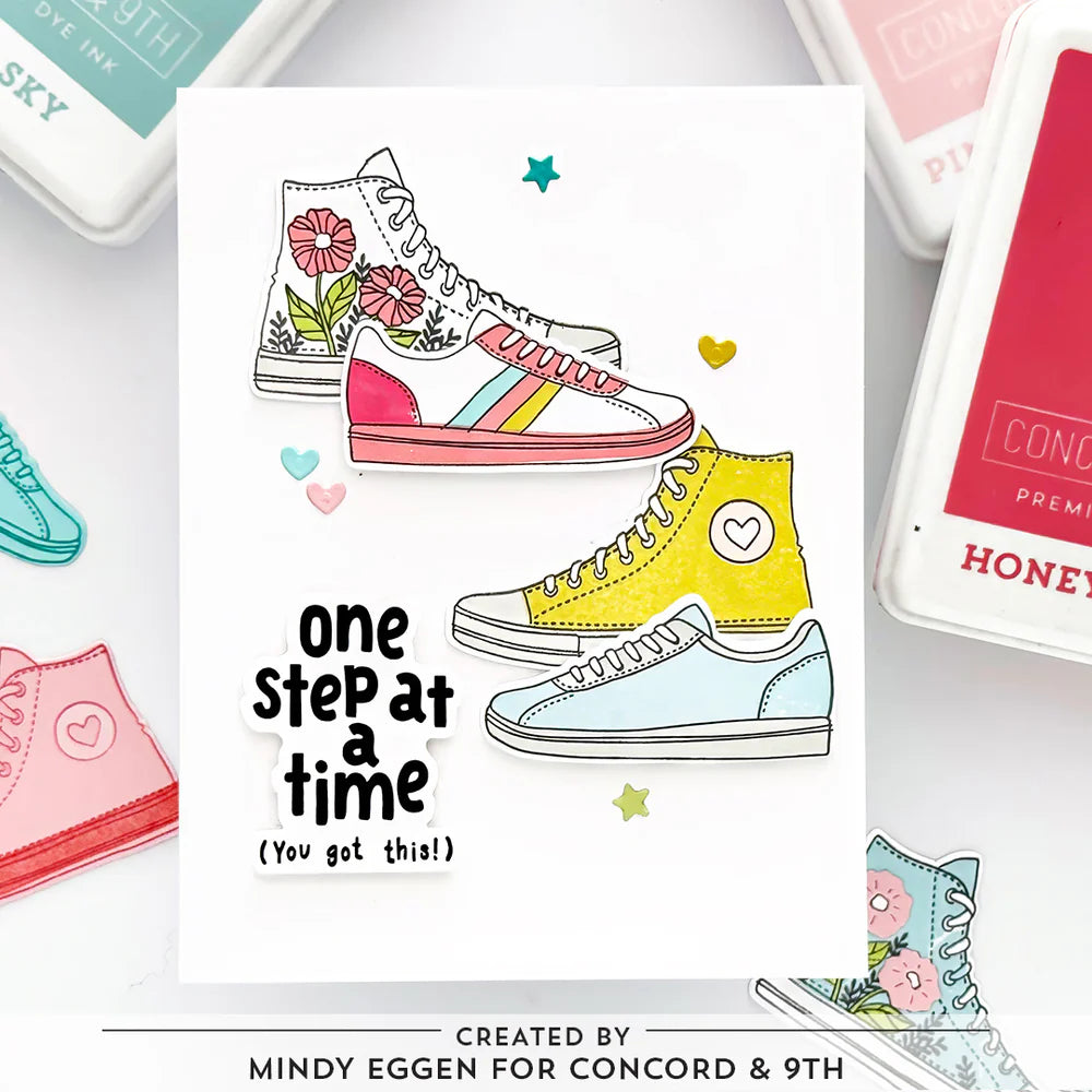 Concord & 9th Fresh Kicks Stamp Set & Die Bundle
