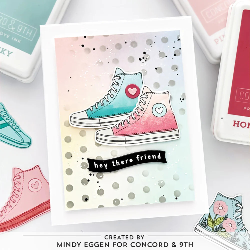 Concord & 9th Fresh Kicks Stamp Set & Die Bundle