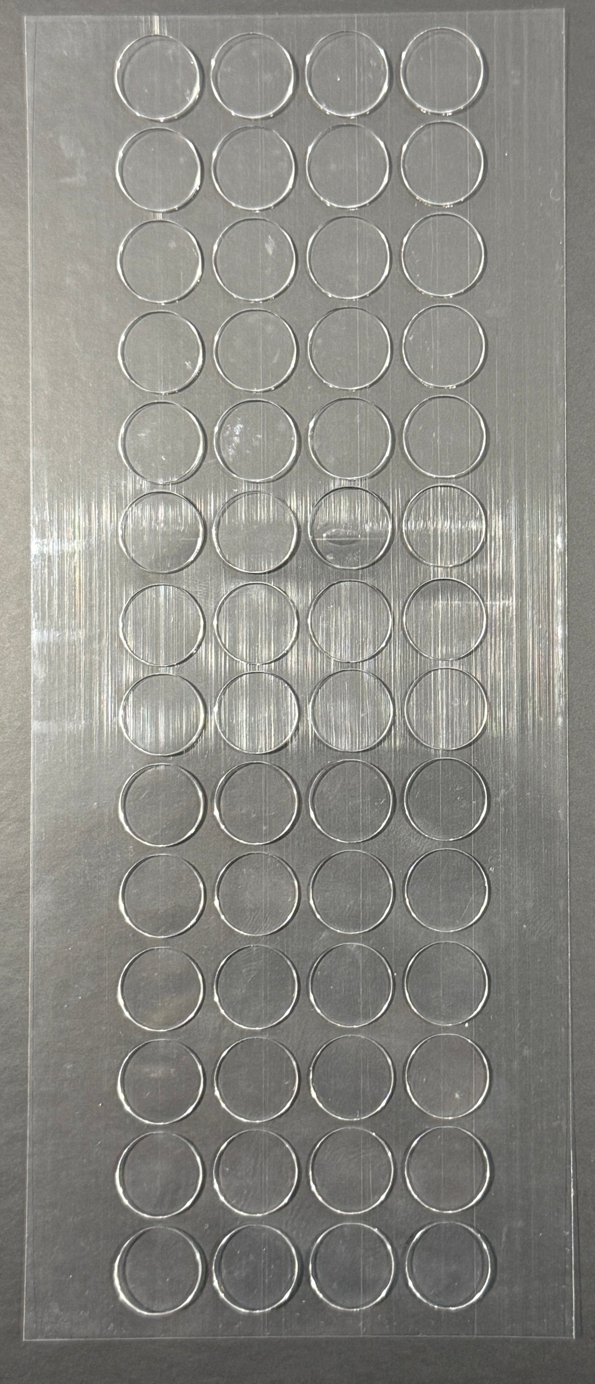 CT Double Stick clear foam Dots 12mm x 1 mm thickness 224 dots/ pack