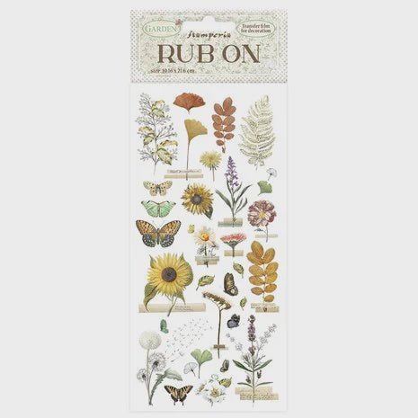 Stamperia Rub-on cm 10,16x21,6 - Garden sunflower