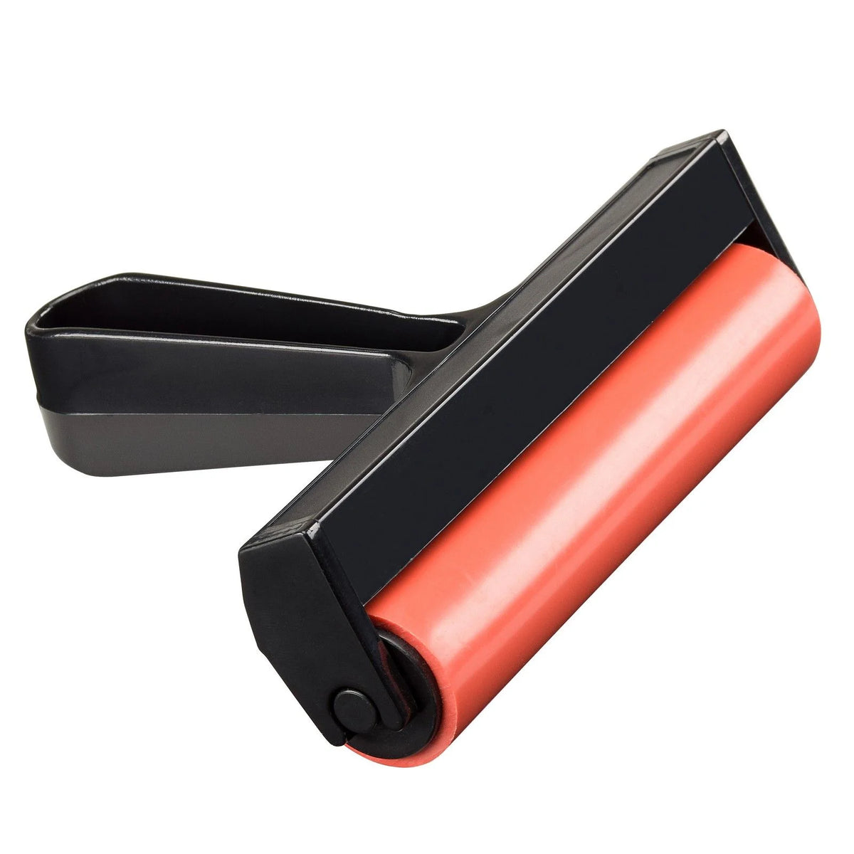 Gel Press Hard Rubber Brayer Black 6" - GEL10826-6