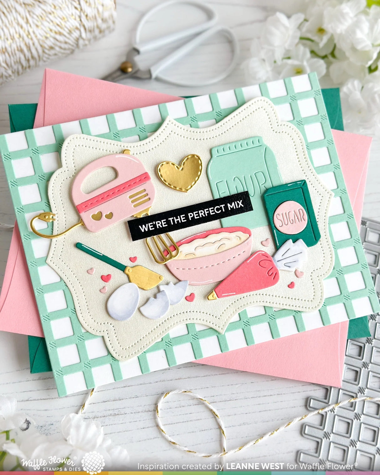 Waffle Flower Craft Gingham Die