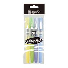 Zig H2O Brush Pen 4 pack- 1 size of each