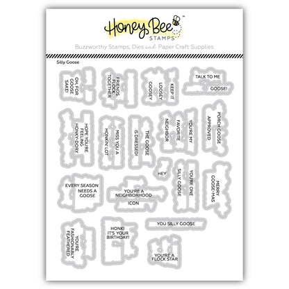 Honey Bee Stamps Silly Goose - Honey Cuts Coordinating Dies
