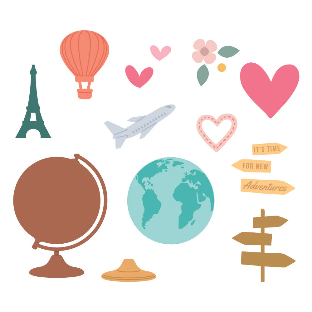 Honey Bee Lovely Layers: Globe - Honey Cut