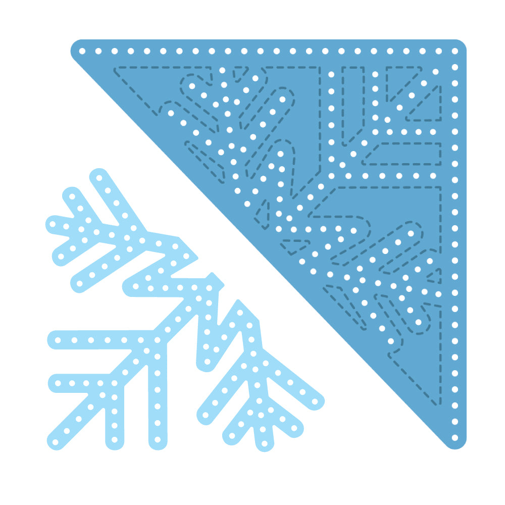 Honey Bee Stamps In Stitches: Bookmarked Snowflake - Honey Cuts - Stand-Alone Dies