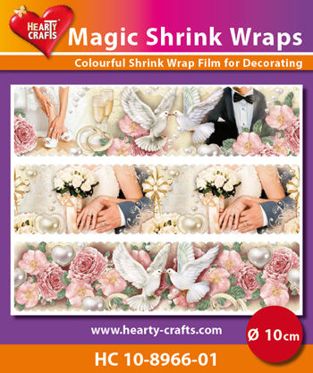 Hearty Crafts Magic Shrink Wraps, 10 cm Wedding