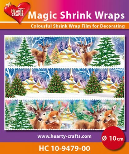 Hearty Crafts Magic Shrink Wraps, 10 cm winter