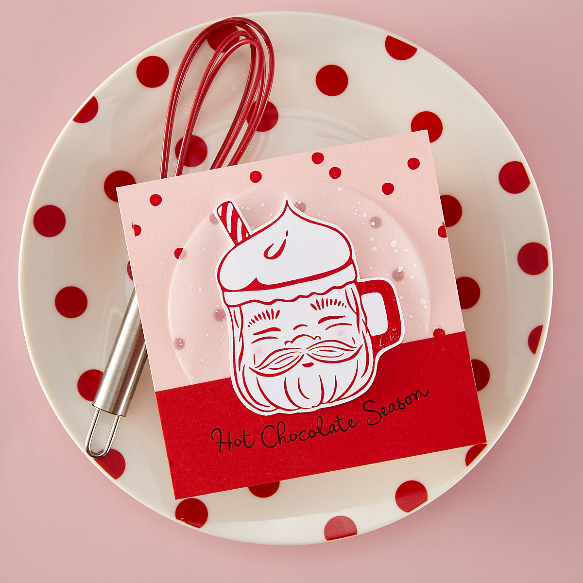 Hero Arts Cup of Cheer BetterPress + Foil Plate from the Yule Fuel Collection