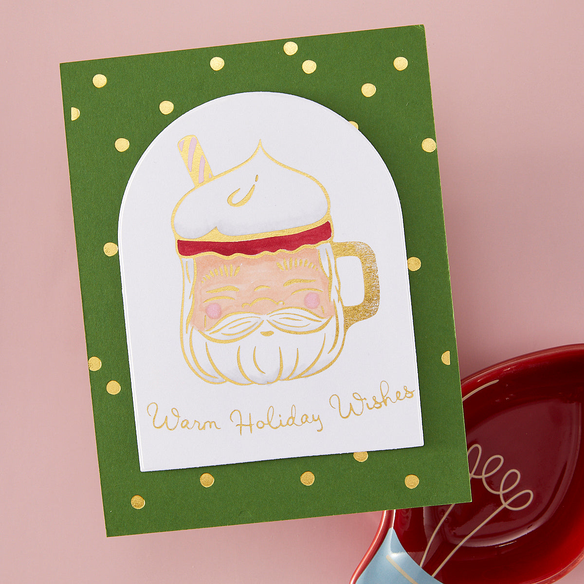 Hero Arts Cup of Cheer BetterPress + Foil Plate from the Yule Fuel Collection