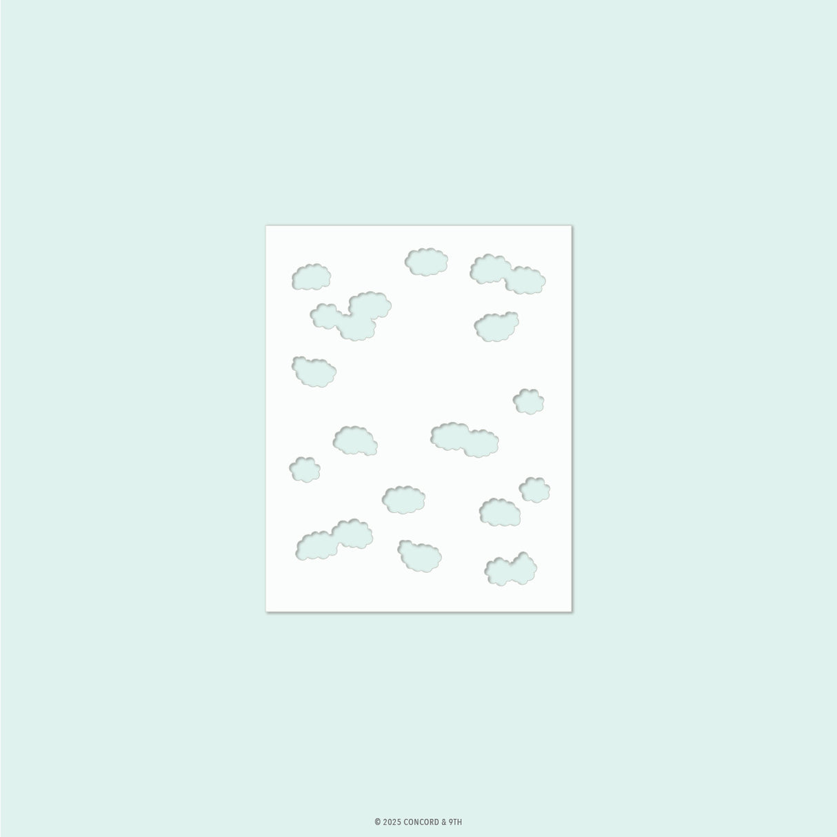 Concord & 9th Happy Herd Stencil (1 qty; 4.75 x 6)