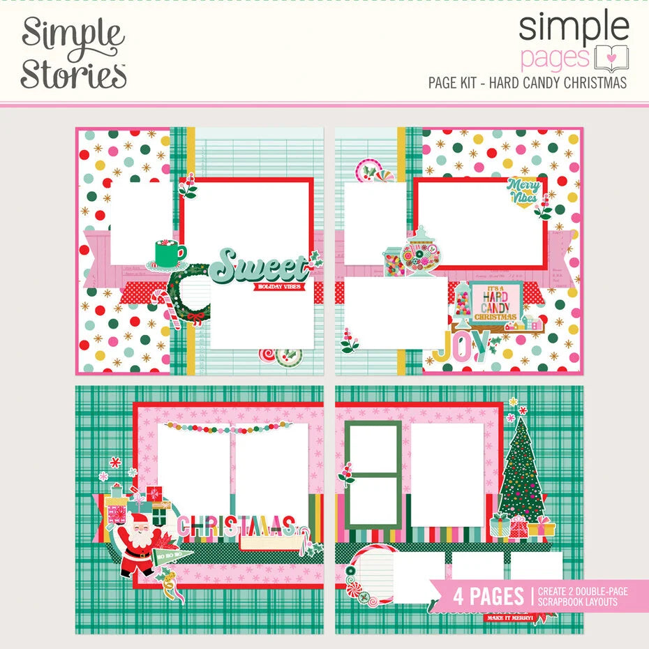 Simple Stories Hard Candy Christmas Simple Pages Kit (25627) 12x12