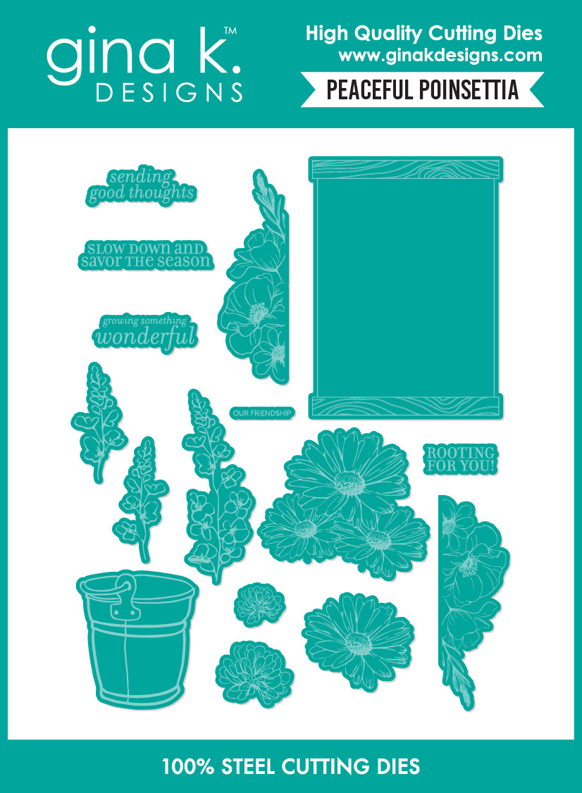 Gina K Designs Bundle - Harvest and Gather Stamp Die and Stencil