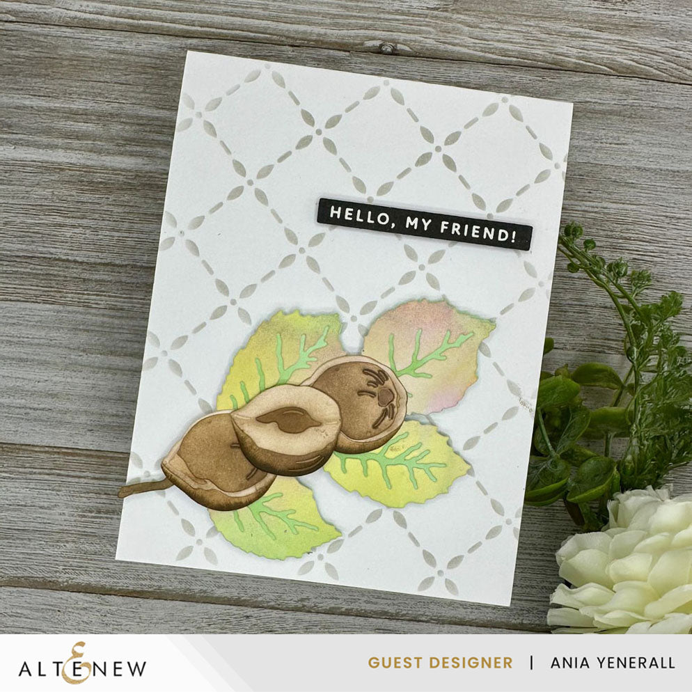 Altenew Hazelnut Branch Layering Die Set