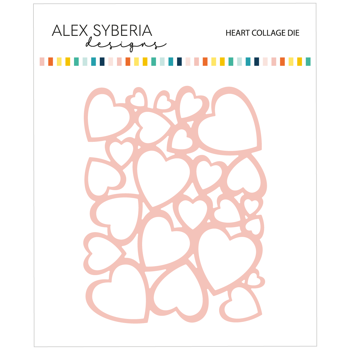 Alex Syberia Designs Heart Collage Die ASD-D-185