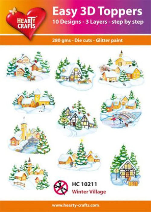Hearty Crafts Easy 3D - Winter Village HC10211