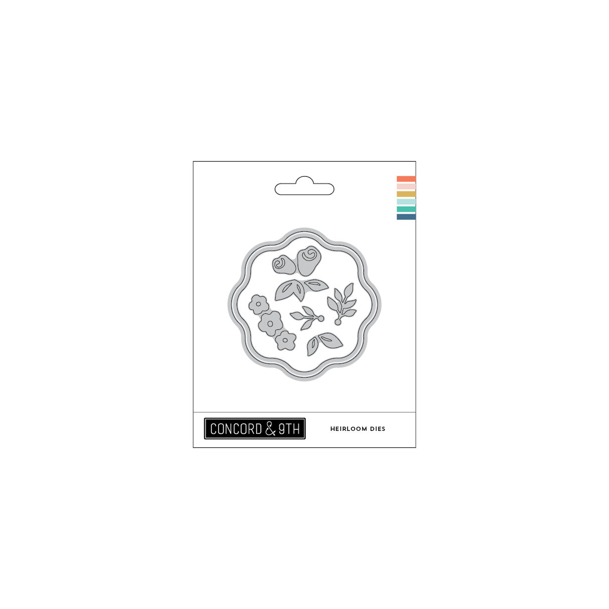 Concord & 9th Concord & 9th Heirloom Turnabout™ Stamp Set (6 x 8) / Die Bundle