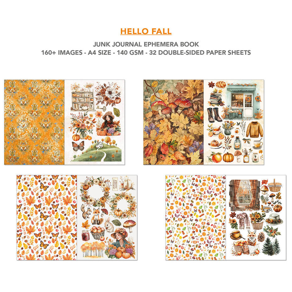 Ciao Bella Hello Fall Junk Journal Book (CBB013)