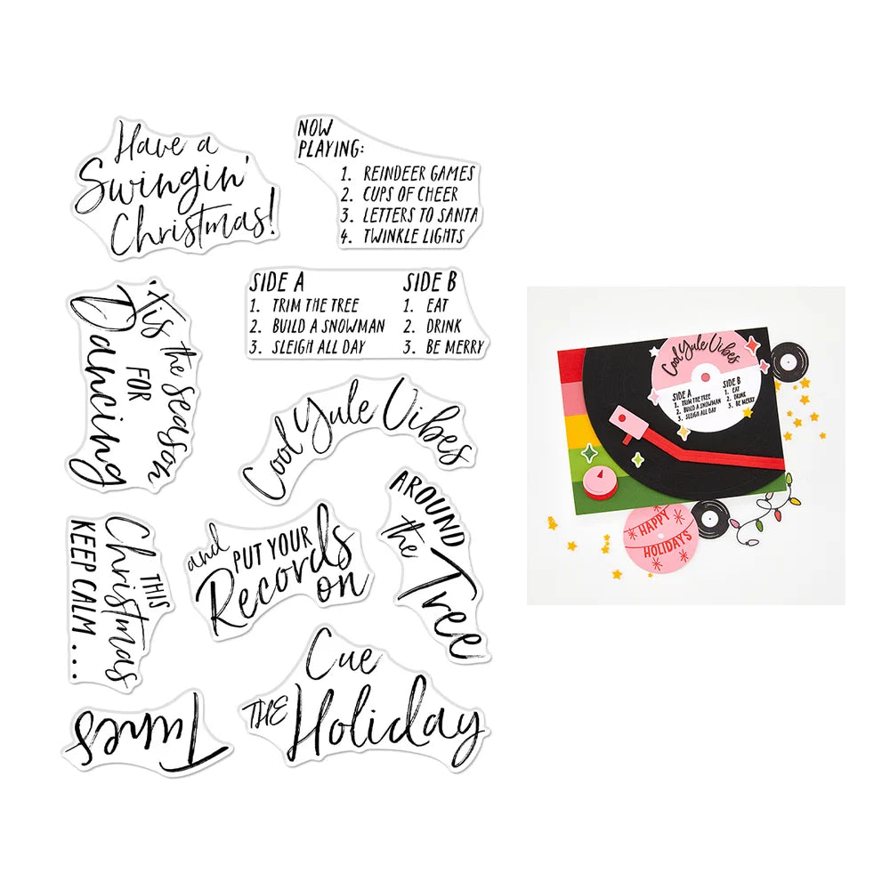 Hero Arts Swingin' Christmas Stamp Set