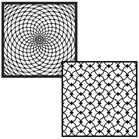Hero Arts Filigree Pattern Stencil Pair