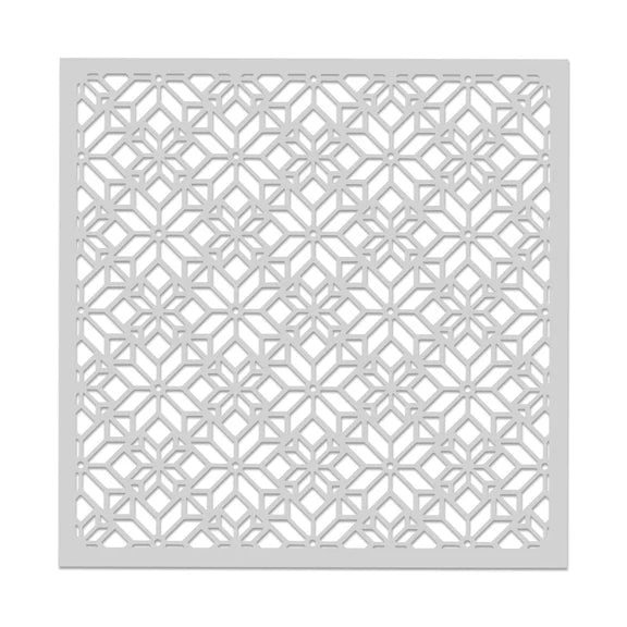 Hero Arts Poinsettia Stained Glass Pattern Stencil